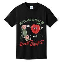 My Class Is Full Of Sweer Heart Apply 100 Days Of School Matching Group Lover Kids T-Shirt