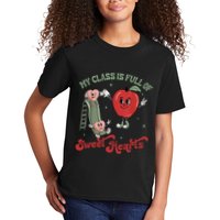 My Class Is Full Of Sweer Heart Apply 100 Days Of School Matching Group Lover Kids T-Shirt