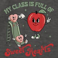My Class Is Full Of Sweer Heart Apply 100 Days Of School Matching Group Lover Vector Backpack