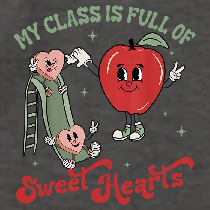 My Class Is Full Of Sweer Heart Apply 100 Days Of School Matching Group Lover Vector Backpack