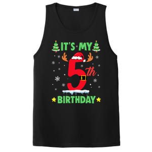 Merry Christmas ItS My 5th Birthday Xmas PosiCharge Competitor Tank