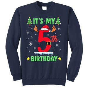 Merry Christmas ItS My 5th Birthday Xmas Sweatshirt