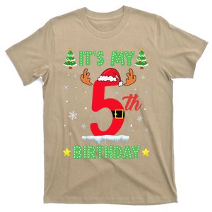 Merry Christmas ItS My 5th Birthday Xmas T-Shirt