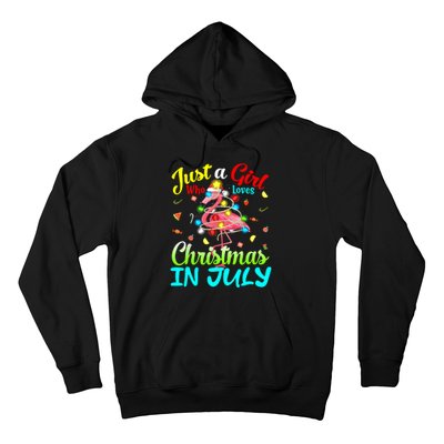 Merry Christmas In July Santa Beach Party Summer Vacation Hoodie