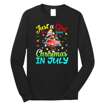 Merry Christmas In July Santa Beach Party Summer Vacation Long Sleeve Shirt