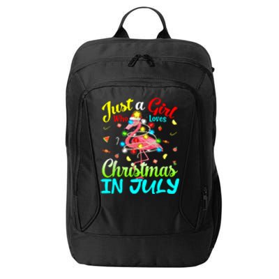 Merry Christmas In July Santa Beach Party Summer Vacation City Backpack