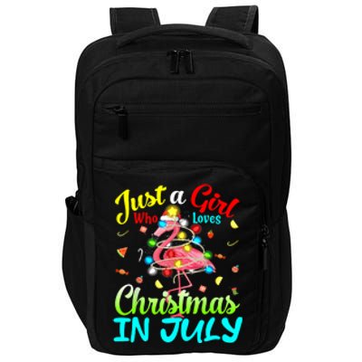 Merry Christmas In July Santa Beach Party Summer Vacation Impact Tech Backpack