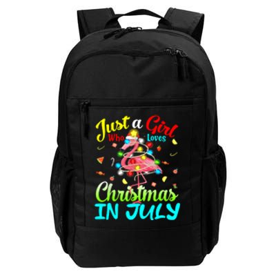 Merry Christmas In July Santa Beach Party Summer Vacation Daily Commute Backpack