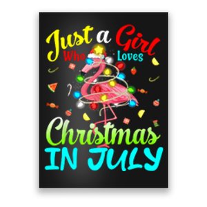 Merry Christmas In July Santa Beach Party Summer Vacation Poster