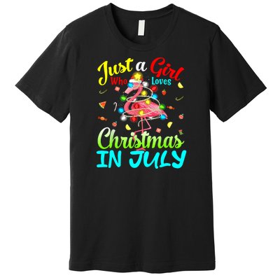 Merry Christmas In July Santa Beach Party Summer Vacation Premium T-Shirt