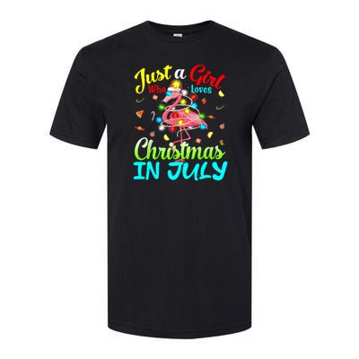 Merry Christmas In July Santa Beach Party Summer Vacation Softstyle® CVC T-Shirt