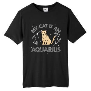 My Cat Is An Aquarius Astrology Kittens Star Sign Horoscope Gift Tall Fusion ChromaSoft Performance T-Shirt