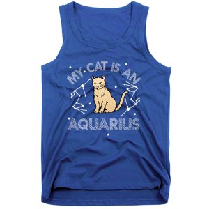 My Cat Is An Aquarius Astrology Kittens Star Sign Horoscope Gift Tank Top