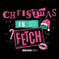 Mean Christmas Is So Fetch Flat Bill Trucker Hat