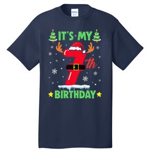 Merry Christmas ItS My 7th Birthday Xmas Tall T-Shirt