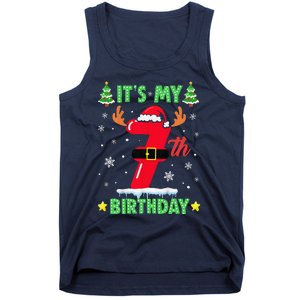 Merry Christmas ItS My 7th Birthday Xmas Tank Top