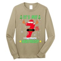 Merry Christmas ItS My 7th Birthday Xmas Long Sleeve Shirt