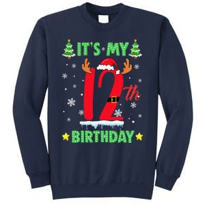 Merry Christmas ItS My 12th Birthday Xmas Women Sweatshirt