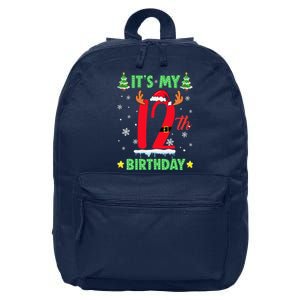 Merry Christmas ItS My 12th Birthday Xmas Women 16 in Basic Backpack