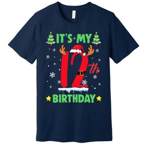 Merry Christmas ItS My 12th Birthday Xmas Women Premium T-Shirt