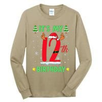 Merry Christmas ItS My 12th Birthday Xmas Women Tall Long Sleeve T-Shirt