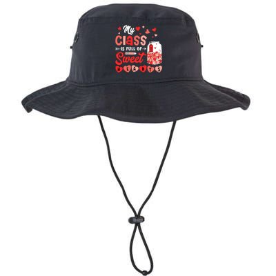 My Class Is Full Of Sweet Hearts Teacher Valentines Day Legacy Cool Fit Booney Bucket Hat