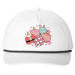 Merry Christmas Jingle Balls Cute Holiday Snapback Five-Panel Rope Hat