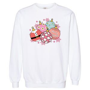 Merry Christmas Jingle Balls Cute Holiday Garment-Dyed Sweatshirt