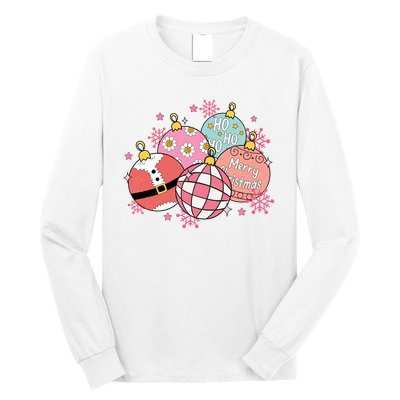 Merry Christmas Jingle Balls Cute Holiday Long Sleeve Shirt