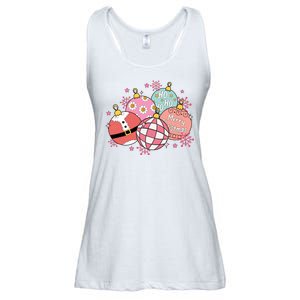 Merry Christmas Jingle Balls Cute Holiday Ladies Essential Flowy Tank