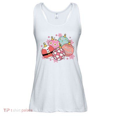 Merry Christmas Jingle Balls Cute Holiday Ladies Essential Flowy Tank