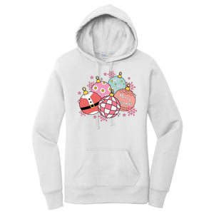 Merry Christmas Jingle Balls Cute Holiday Women's Pullover Hoodie