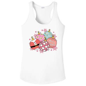 Merry Christmas Jingle Balls Cute Holiday Ladies PosiCharge Competitor Racerback Tank