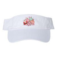 Merry Christmas Jingle Balls Cute Holiday Valucap Bio-Washed Visor