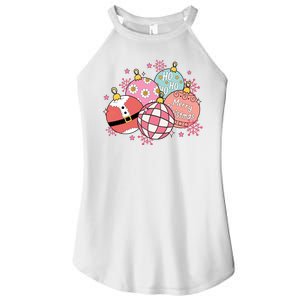 Merry Christmas Jingle Balls Cute Holiday Women's Perfect Tri Rocker Tank