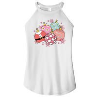 Merry Christmas Jingle Balls Cute Holiday Women's Perfect Tri Rocker Tank