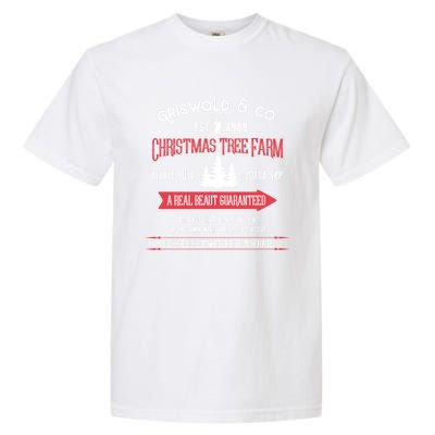 Merry Christmas Jolliest Bunch Griswold Christmas Tree Farm Gift Garment-Dyed Heavyweight T-Shirt