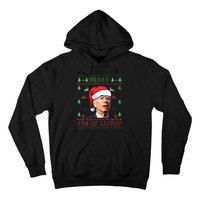 Merry Christmas Joe Biden Happy 4th of July Ugly  Hoodie