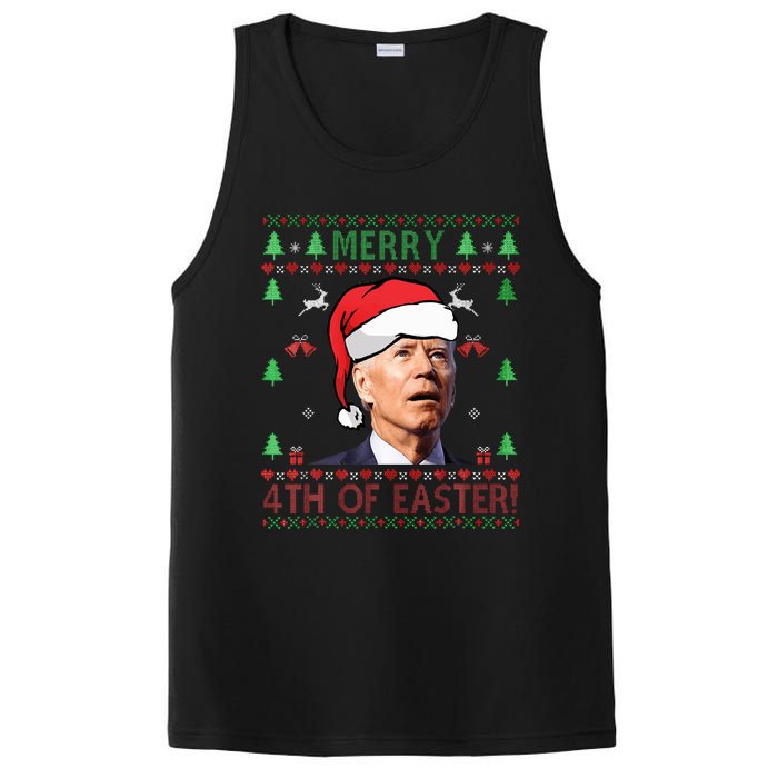 Merry Christmas Joe Biden Happy 4th of July Ugly  PosiCharge Competitor Tank