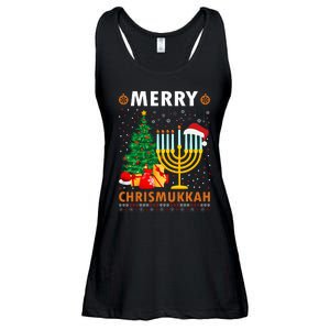 MERRY CHRISMUKKAH Jewish Christmas Hanukkah Chanukah Ladies Essential Flowy Tank