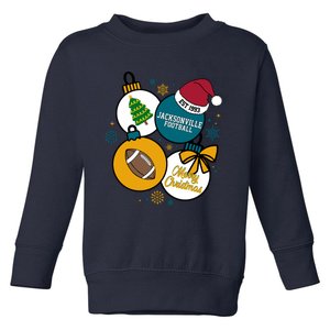 Merry Christmas Jacksonville Football Est 1993 Toddler Sweatshirt