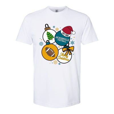 Merry Christmas Jacksonville Football Est 1993 Softstyle CVC T-Shirt