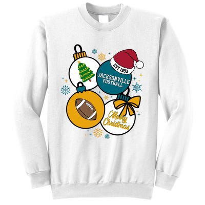 Merry Christmas Jacksonville Football Est 1993 Sweatshirt