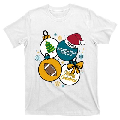 Merry Christmas Jacksonville Football Est 1993 T-Shirt