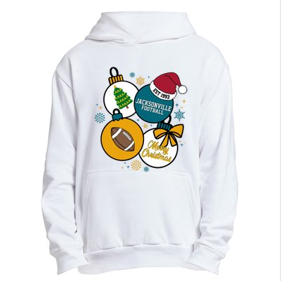 Merry Christmas Jacksonville Football Est 1993 Urban Pullover Hoodie