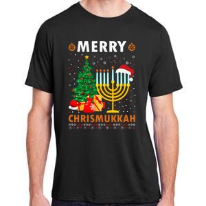 MERRY CHRISMUKKAH Jewish Christmas Hanukkah Chanukah Adult ChromaSoft Performance T-Shirt