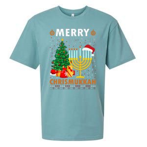 MERRY CHRISMUKKAH Jewish Christmas Hanukkah Chanukah Sueded Cloud Jersey T-Shirt