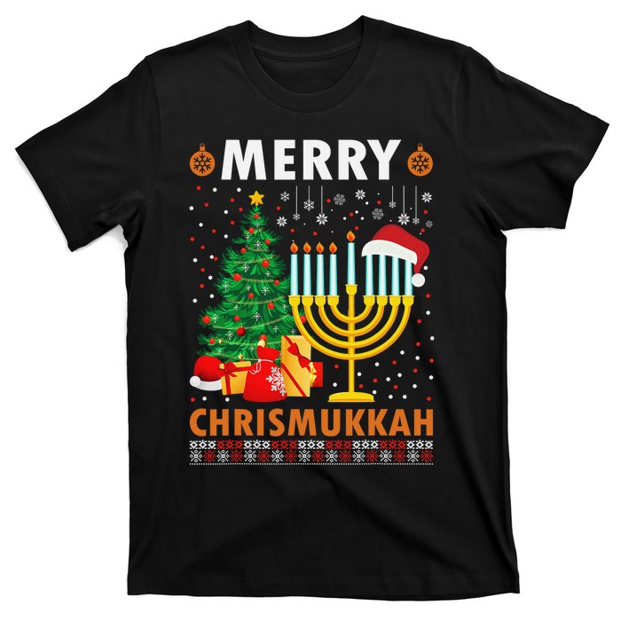 MERRY CHRISMUKKAH Jewish Christmas Hanukkah Chanukah  T-Shirt