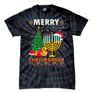 MERRY CHRISMUKKAH Jewish Christmas Hanukkah Chanukah  Tie-Dye T-Shirt