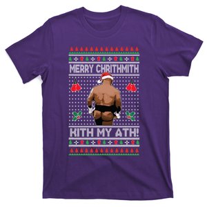 Merry Chrithmith Kith My Ath Christmas Mike Tyson T-Shirt